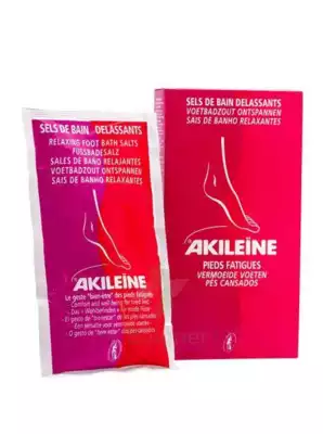 Akileine Soins Rouges Sels De Bain DÉlassant 2sach/150g à Saint-Avold