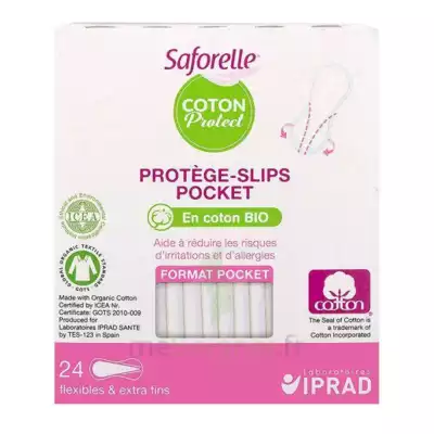 Saforelle Coton Protect Protège-slip Pocket B/24 à Saint-Avold